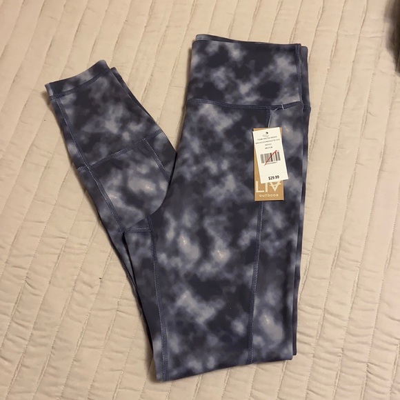 life integrity earth Pants - Indigo tie dye leggings